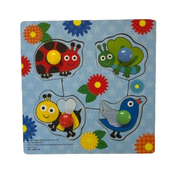 Set of 3 - Baby/Infant Beginner Peg Puzzles - Animals - Picture 2 of 10